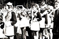 Линейка 1-го сентября 1976: Чудакова Наталья, Деревянко Наталья, Верниковская Светлана