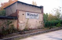 Здание на вокзале Вюнсдорфа